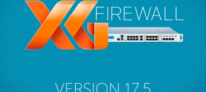 Nový XG Firewall v17.5 MR6 Nový XG Firewall v17.5 MR6